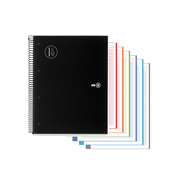 Notebook 6. Cuaderno A4 - 90 g. 120 hojas