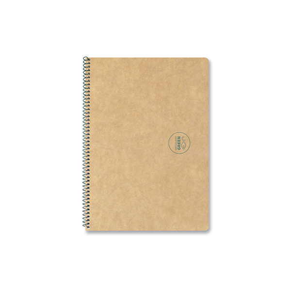 Cuaderno espiral Escolofi green A5