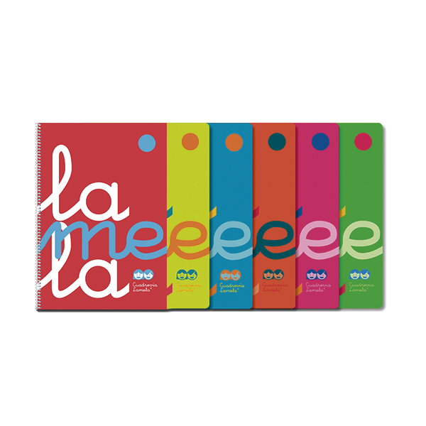 Cuaderno cuadrovia Lamela fº tapa pp. 4 mm