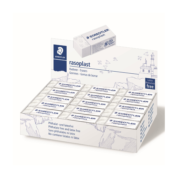 Staedtler Rasoplast B-30. Caja 30 u.