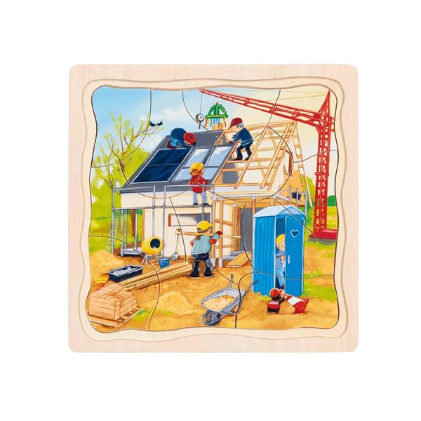 Puzzle de capas, construimos una casa