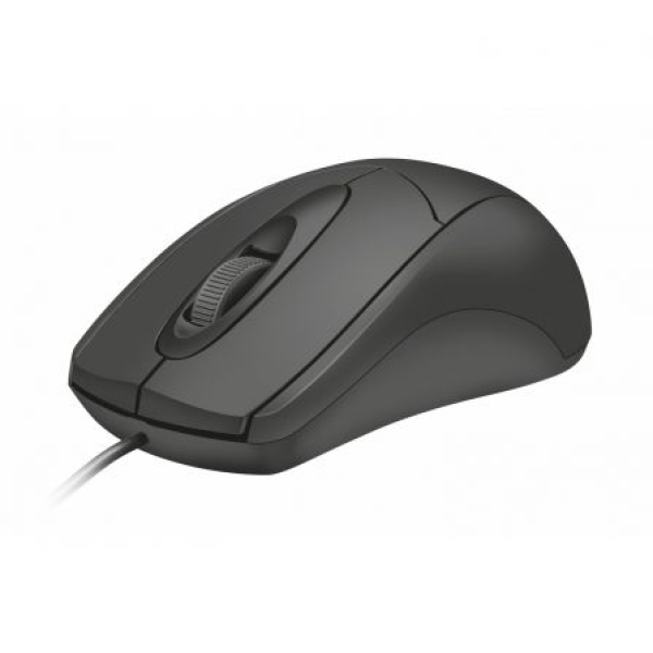 RATÓN CON CABLE ÓPTICO TRUST ZIVA - SENSOR ÓPTICO 1200 PPP