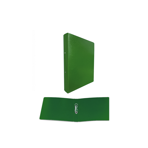 ¿Carpeta cartón 2 anillas 25 mm. Verde
