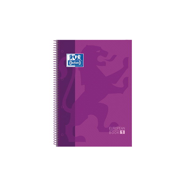Cuaderno Oxford microperforado 80 h. Violeta (5)