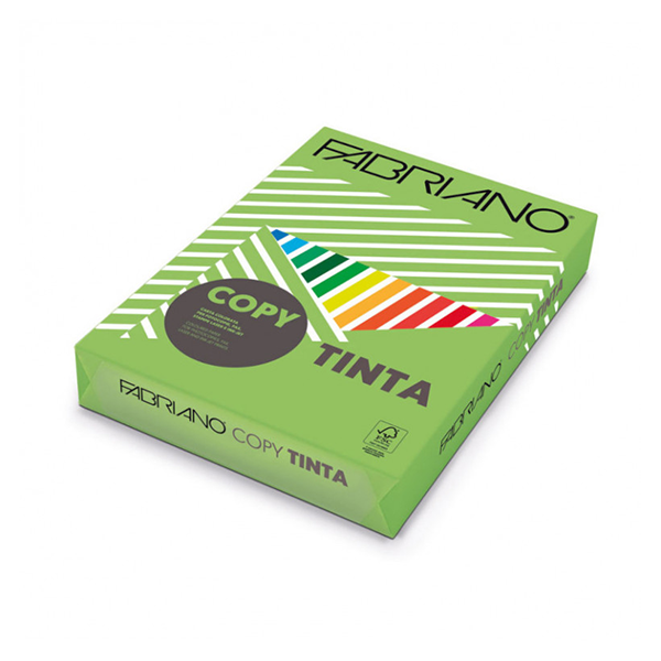 Paq. 500 h. papel Colore A4 Verde fuerte (oscuro)
