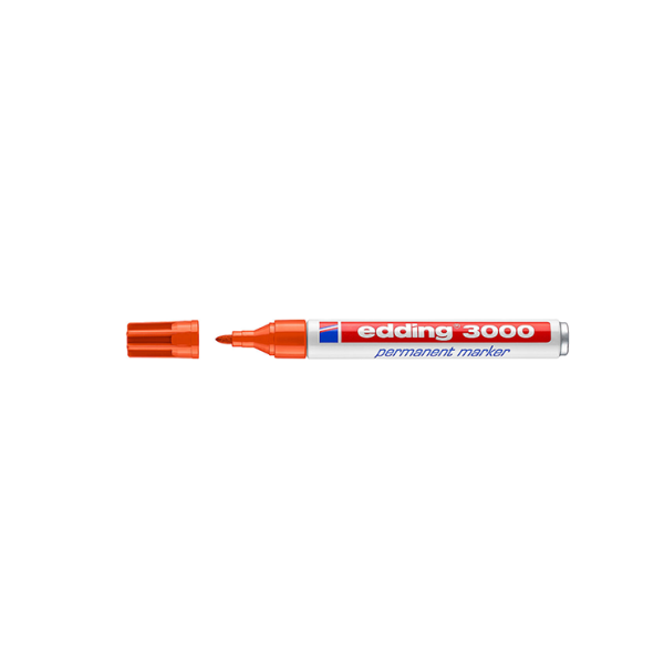 Rotulador Edding 3000 Naranja  (10)