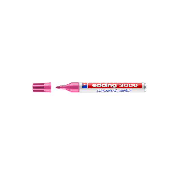 Rotulador Edding 3000 Rosa  (10)