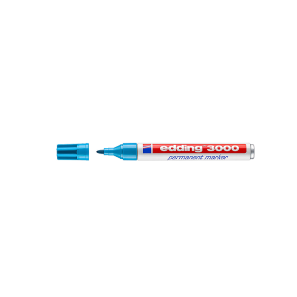 Rotulador Edding 3000 Azul claro  (10)