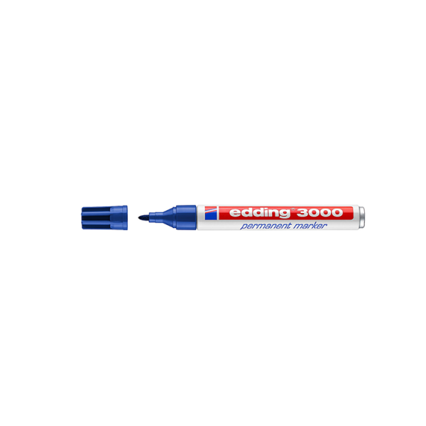 Rotulador Edding 3000 Azul oscuro  (10)