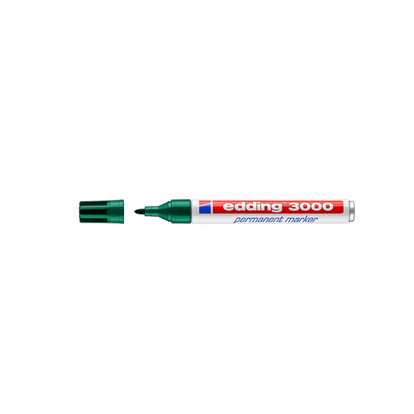 Rotulador Edding 3000 Verde oscuro  (10)