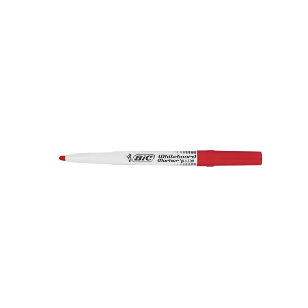 Rotulador pizarra Bic Velleda Medium 1741 Rojo (12/384)