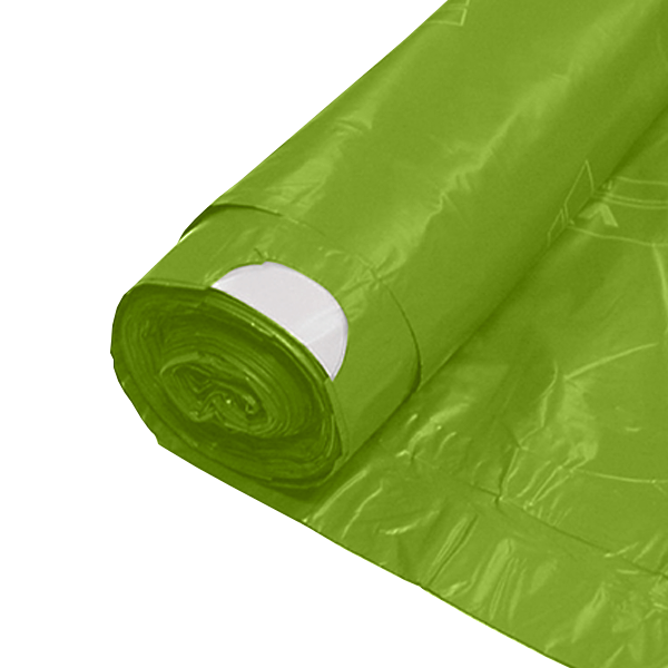 Rollo 25 bolsas basura Verde 52x62