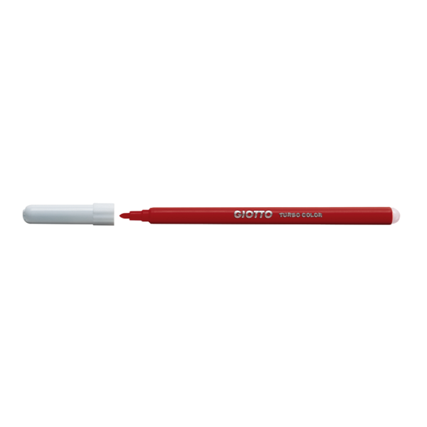 Rotulador Giotto Turbocolor Carmín. Caja 12 (10)