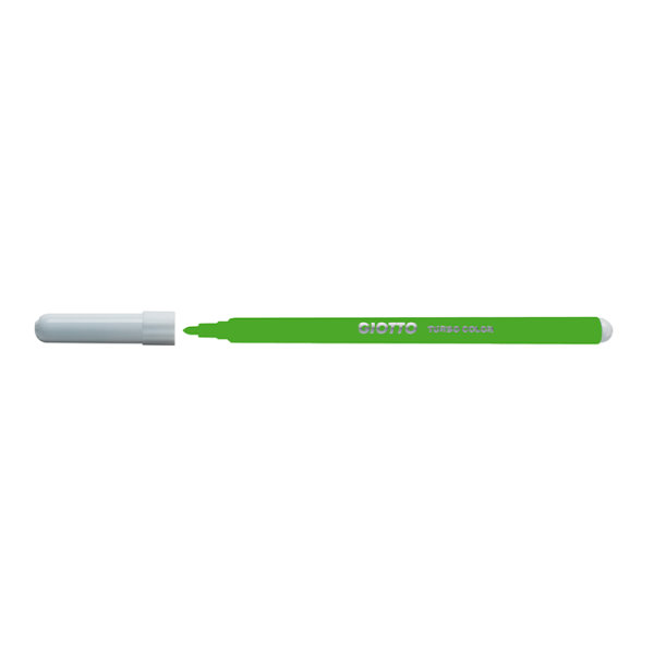 Rotulador Giotto Turbocolor Verde claro. Caja 12 (10)