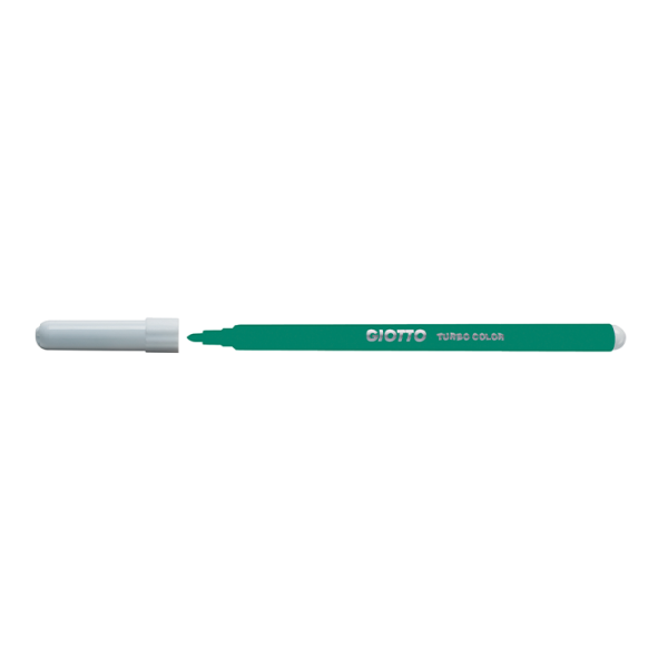 Rotulador Giotto Turbocolor Verde osc. Caja 12 (10)