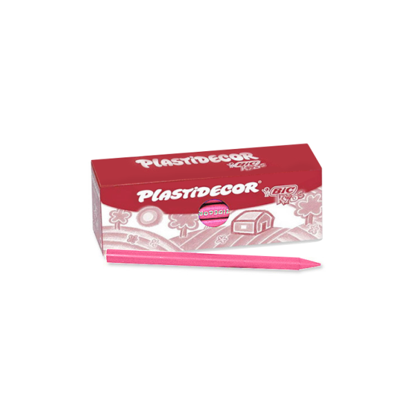 Caja 25 ceras Plastidecor Rosa (1)