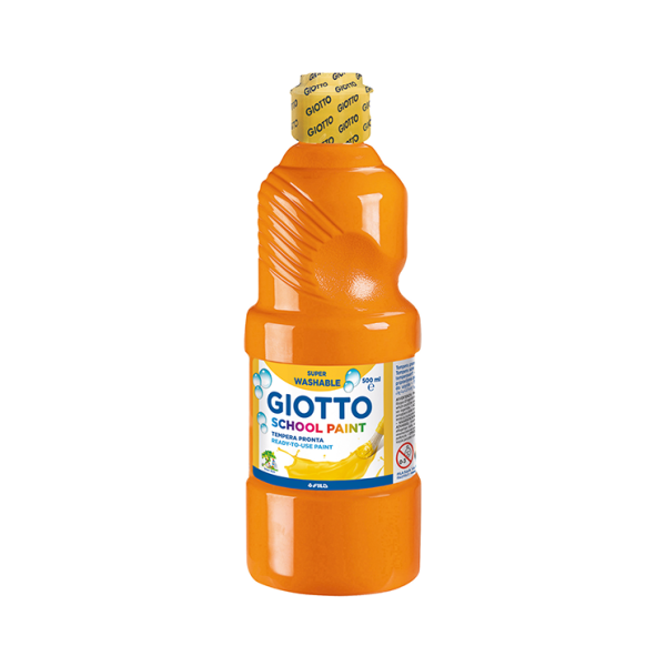 Témpera líquida Giotto 500 ml. Naranja (6)