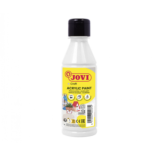 Pintura multiuso Jovidecor 250 ml. Blanca (1/12)