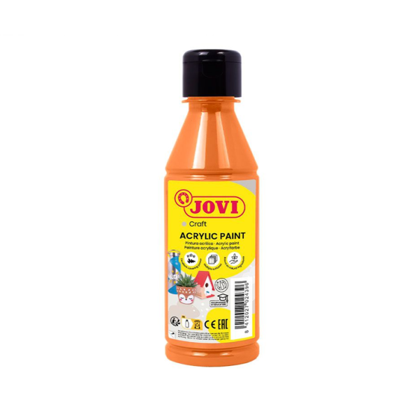 Pintura multiuso Jovidecor 250 ml. Naranja (1/12)