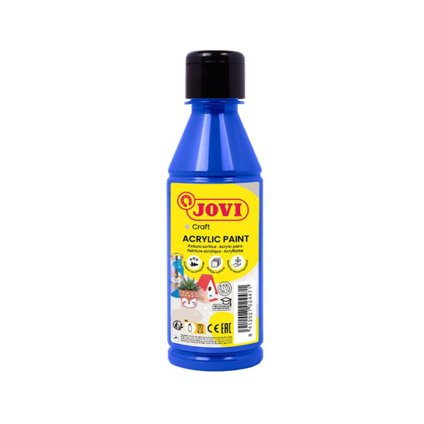 Pintura multiuso Jovidecor 250 ml. Azul oscuro (1/12)