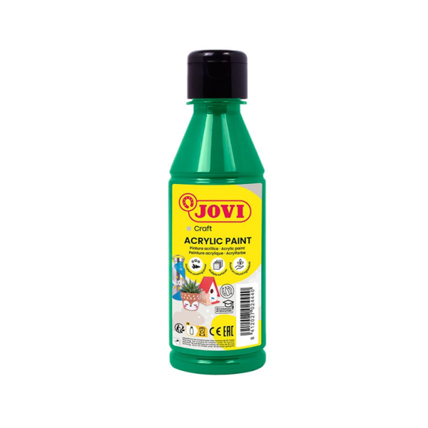 Pintura multiuso Jovidecor 250 ml. Verde oscuro (1/12)