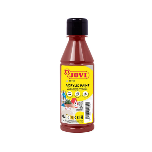 Pintura multiuso Jovidecor 250 ml. Marrón (1/12)