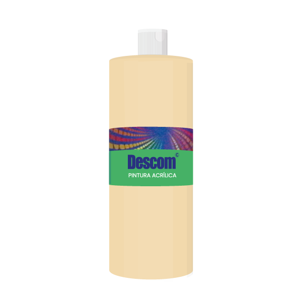 Pint. acrílica Descom 500 ml. Melocotón Claro (10)