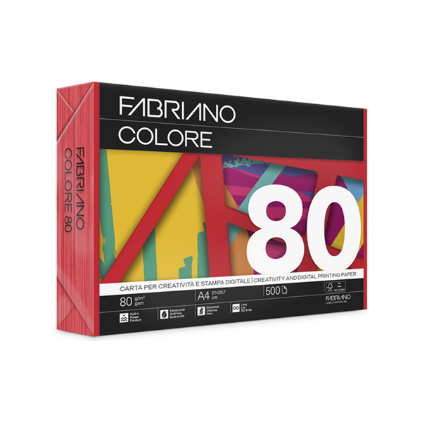 Papel colores copy tinta 500 h. A4 80 g