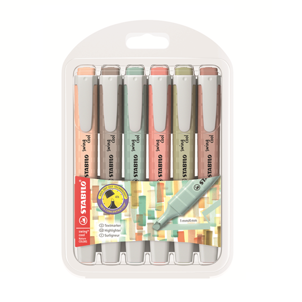 Stabilo Swing cool NatureCOLORS. Estuche 6