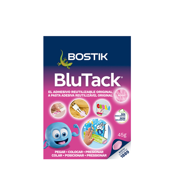 Masilla adhesiva Blu Tack Rosa 45 g