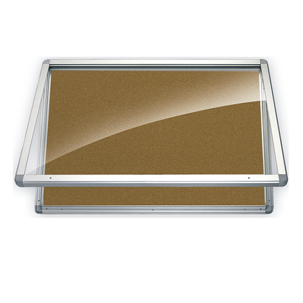 Vitrina exterior corcho horizontal