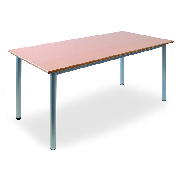 Mesa rectangular 280 estruct. Gris