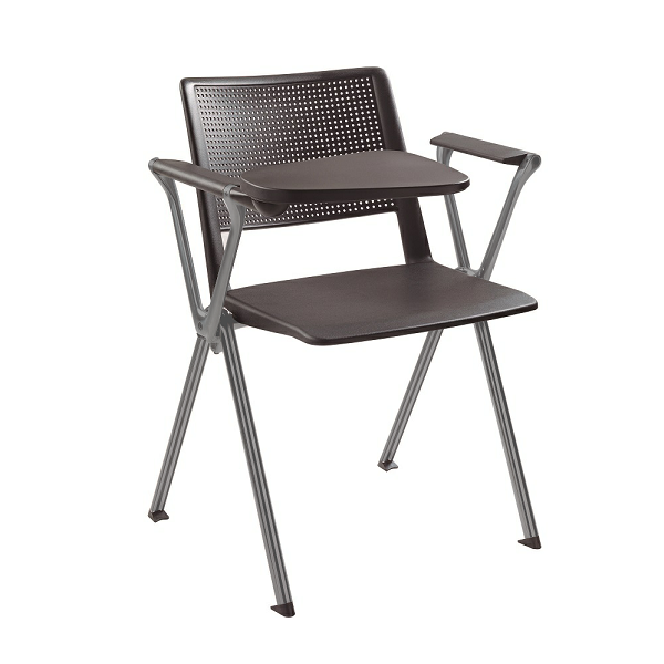 Silla con pala track estruct. gris