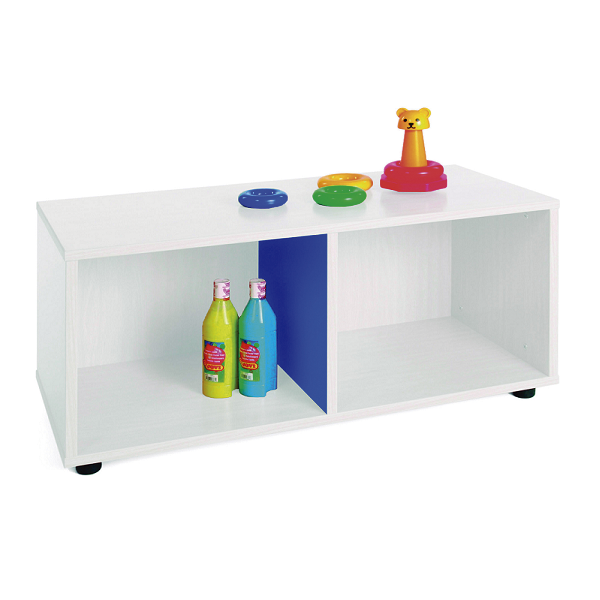 Mueble alto montessori 2 casillas y estante