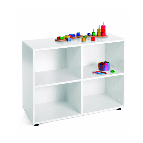 Mueble 4 casillas blanco