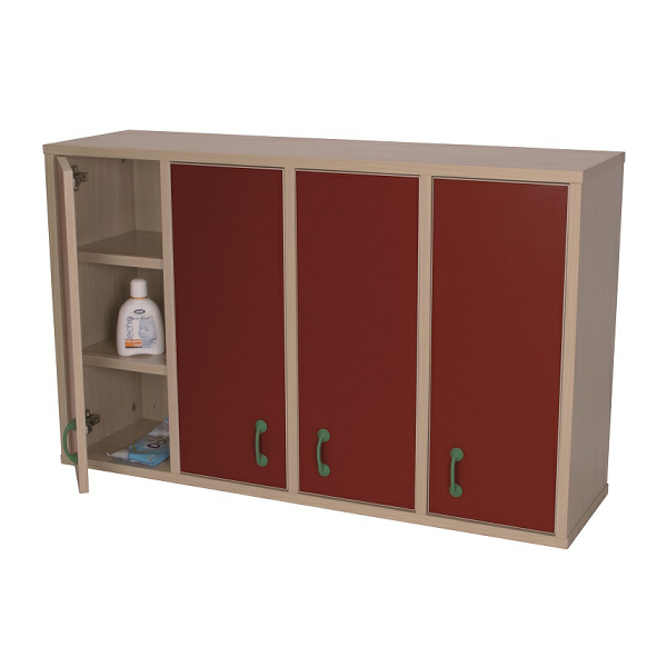 Mueble casillero 12 cas. puerta haya