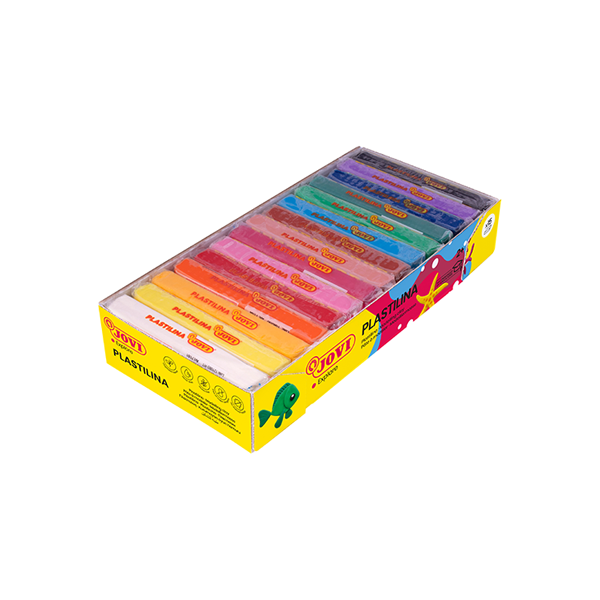 Plastilina Jovi mediana 150 g Caja 15 u. surt.