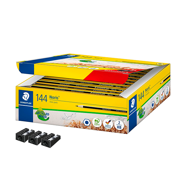 Kit 144 lápices Staedtler Noris 120 nº 2 - Material escolar, oficina y  nuevas tecnologias