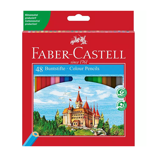Ecolápiz color Faber-Castell. Estuche 48 u.
