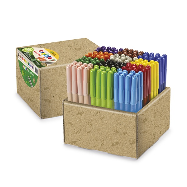 Schoolbox 144 rotuladores Carioca Joy eco family