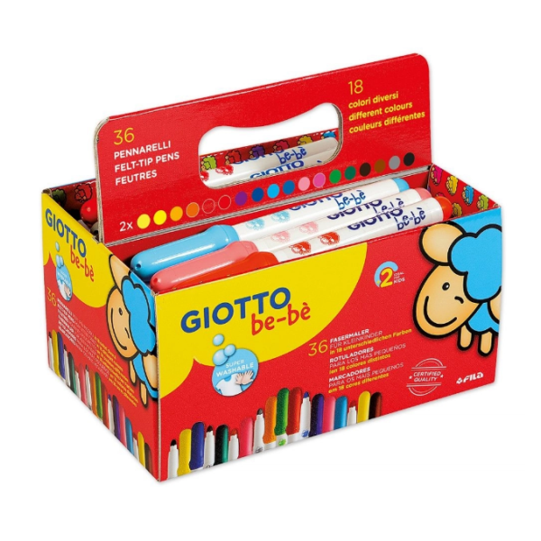 Kit escolar rotul. Giotto be-bé