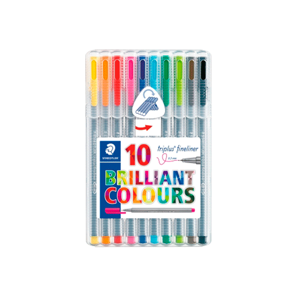 Staedtler triplus 334 fineliner 10 u.