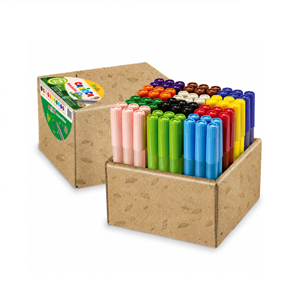 Schoolbox 72 rotuladores Carioca Jumbo eco family