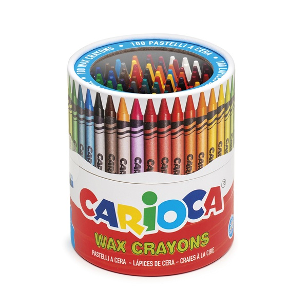 Ceras Carioca Wax crayons. Pack 100 u.
