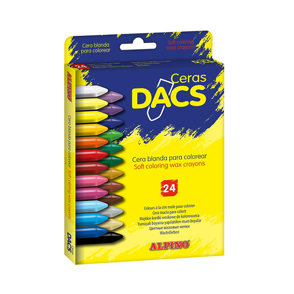 Ceras Dacs. Estuche 24 u.