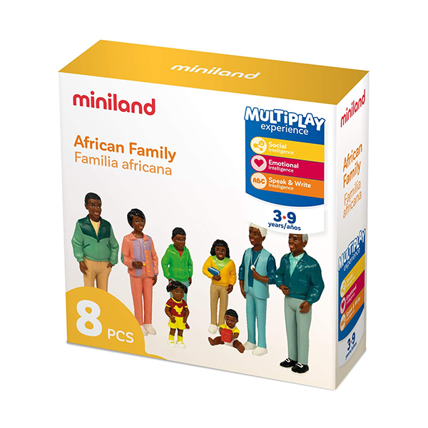 Familia africana 8 figuras