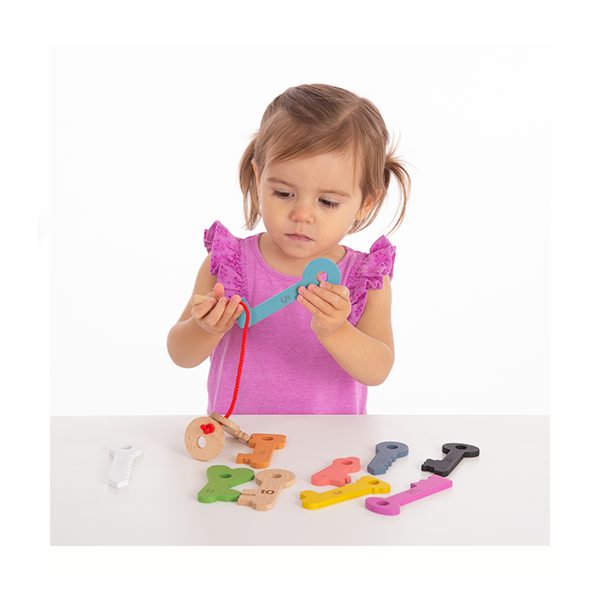 Llaves madera Arco Iris