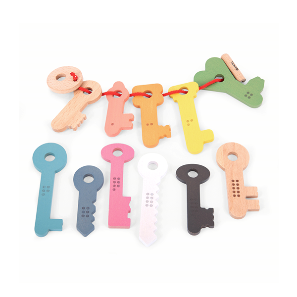 Llaves madera Arco Iris