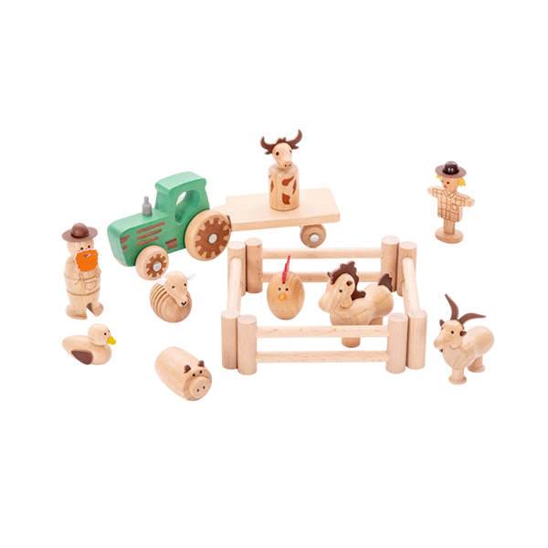 Set granja de madera