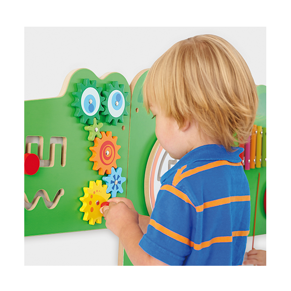 Paneles para pared con actividades Cocodrilo